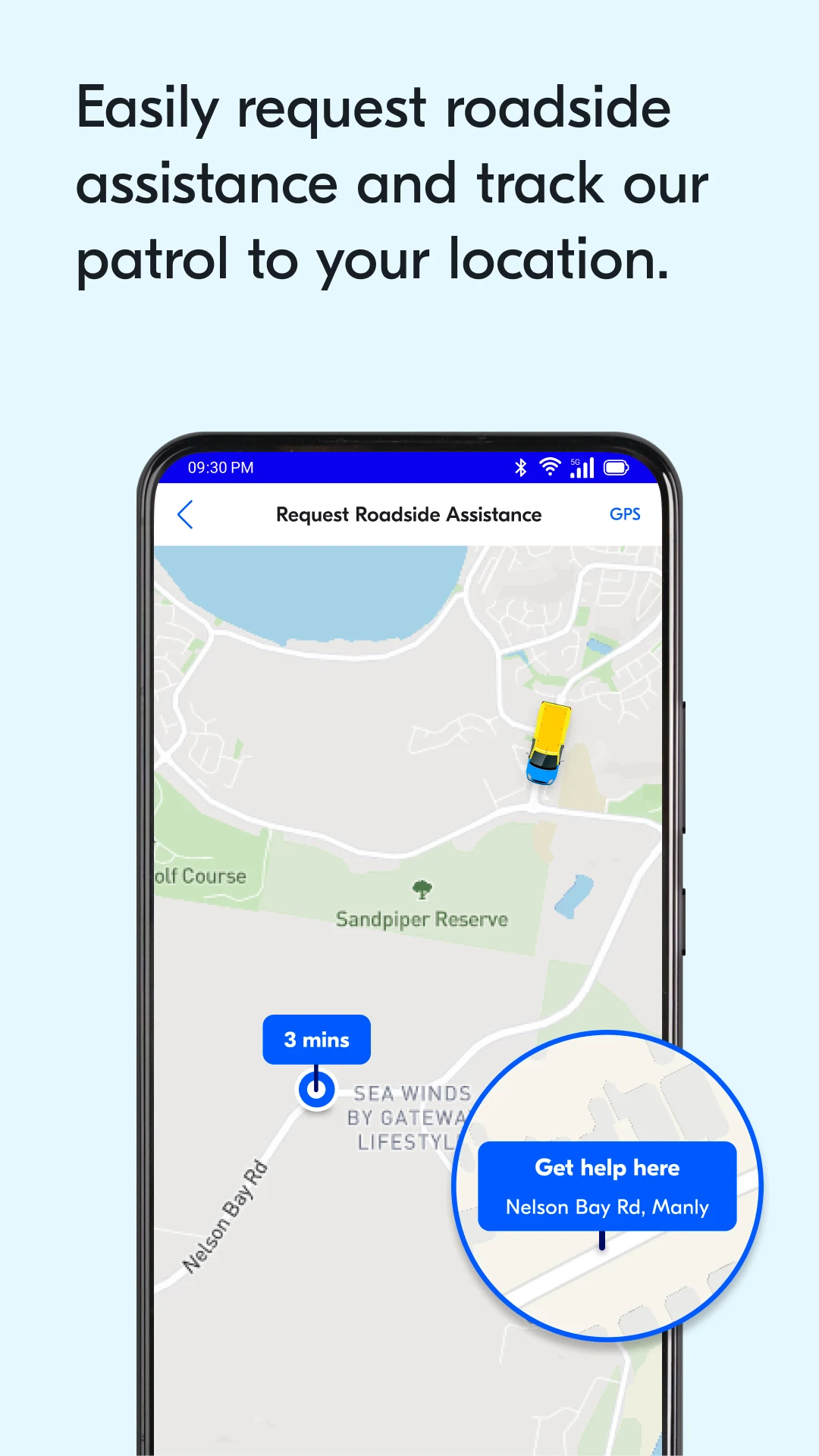 My NRMA screenshot